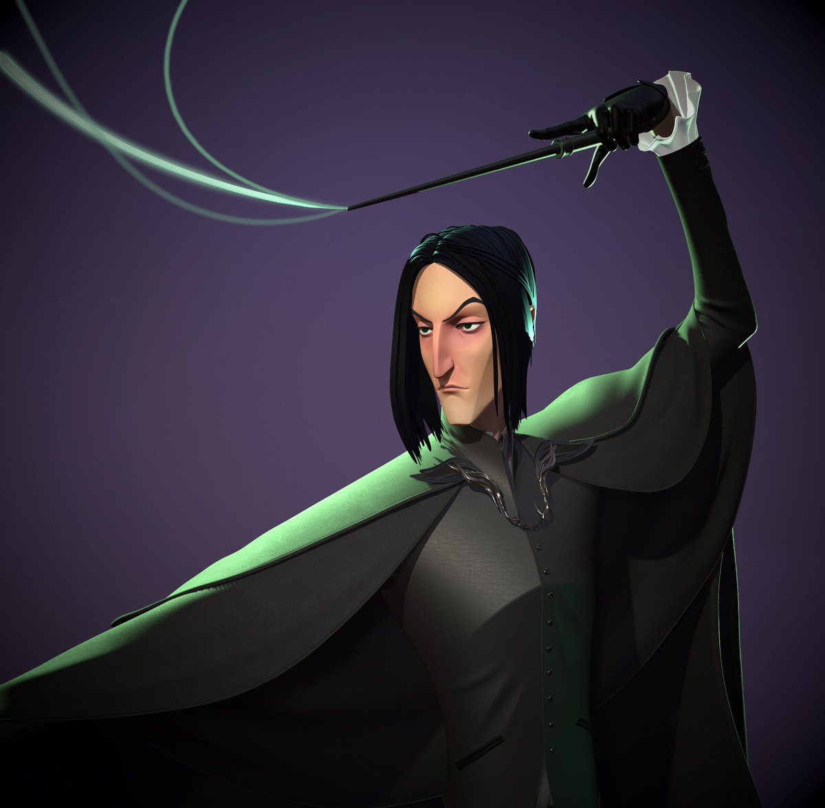 sevsempra's tweet photo. Today's Severus Snape artwork I want to share created by an amazing artist from ArtStation, Alex Gray. I simply love his 3D characterization, IT'S SO GOOD. It's so beautiful and inspiring! Please, if you can, take a look at his work! https://t.co/7KsplcvkDU