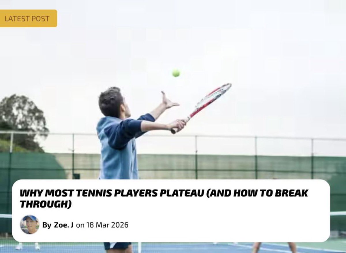 Are you stuck with your tennis? Check out our latest blog for some tips on how to break through 👉 topspinpro.com/blog
-
#tennis #topspinpro #tennistips #tennislesson #tennisblog