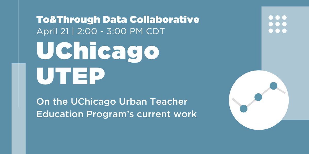 UChicago Urban Teacher Education Program (UTEP) tweet media