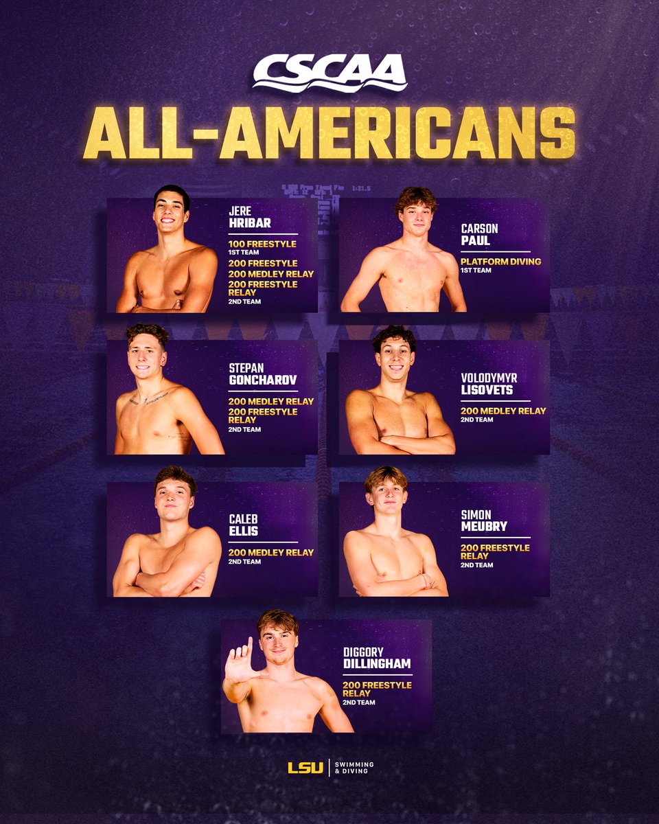 LSU Swimming & Diving tweet media