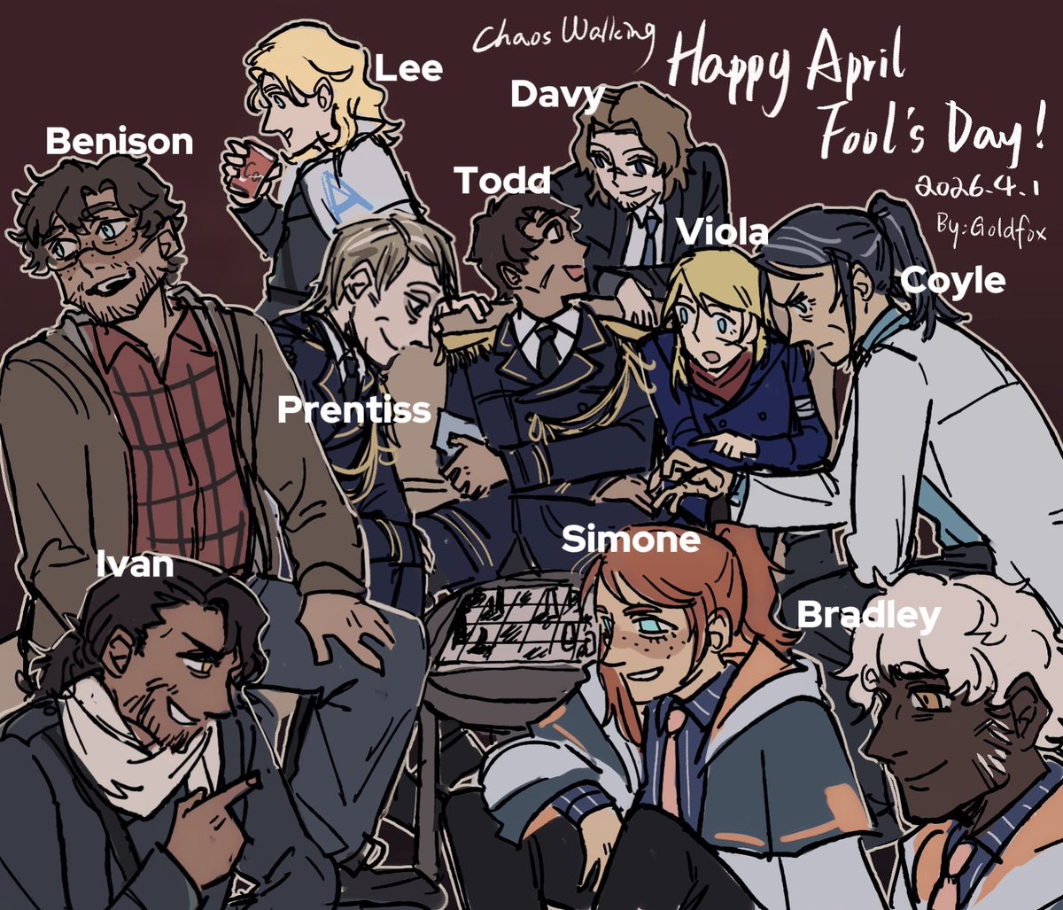 Go1dfOx87's tweet photo. Everyone alive!! No one was injured or killed!
#chaoswalking #chaoswalkingfanart #digitalart #artist #art #myart #doodles #toddhewitt #violaeade #davyprentissjr #davidprentiss #mayorprentiss #nicolacoyle #mistresscoyle #benisonmoore #ivanfarrow #simonewatkin #bradleytench https://t.co/KG60waCVCN