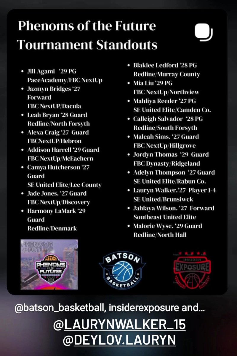 kimjustwalker's tweet photo. Grateful for the love this weekend 🙏🏽❤️ Big thank u to @prepgirlshoops, @BatsonBBall, @CoachLandoOTOD, @KyleSandy355, @InsiderExposure &amp; of course my @SEUnited_Elite &amp; @BHS_LadyPirates (GA - 6A) families for always showing up &amp; showing love 💙💛🏴‍☠️  @LaurynWalker_15
4.2 GPA | 4⭐️ https://t.co/4FS37VYlEF