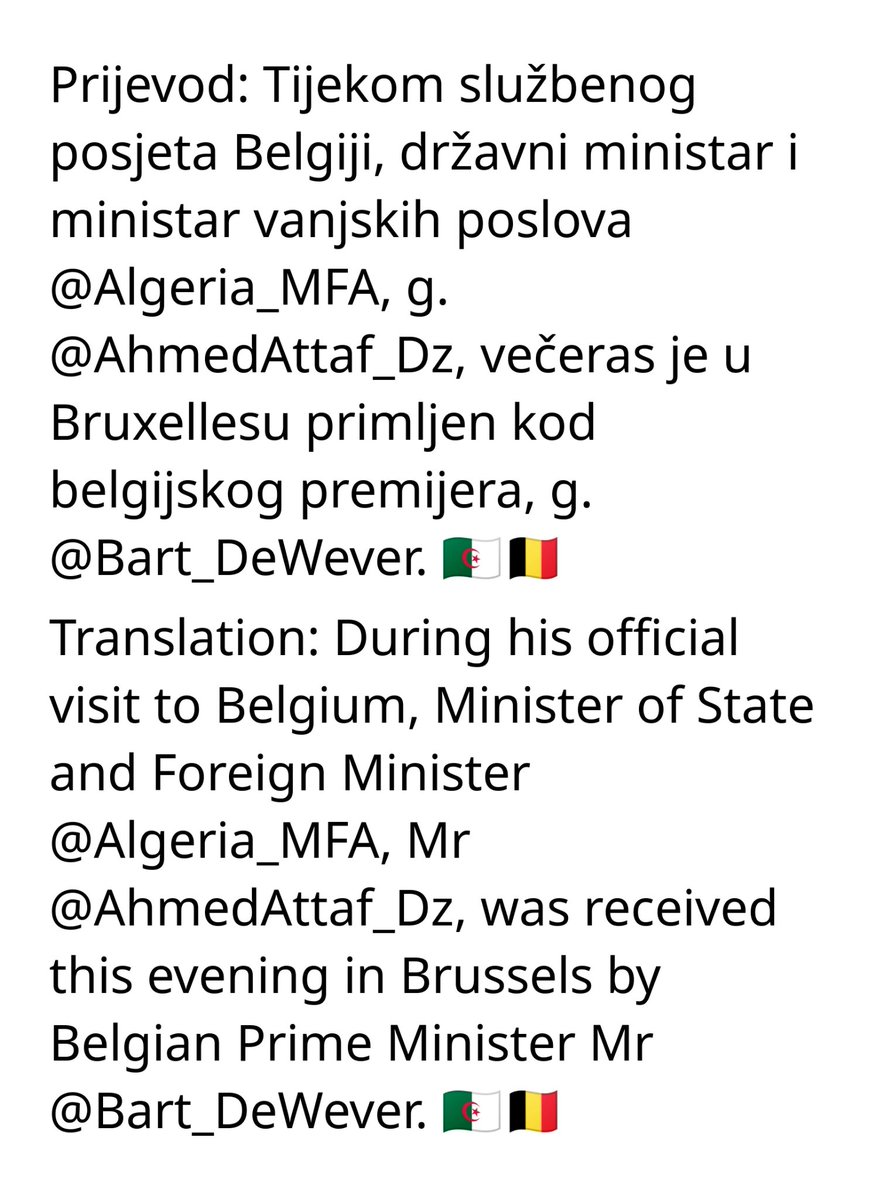 Embassy of Algeria in Croatia tweet media