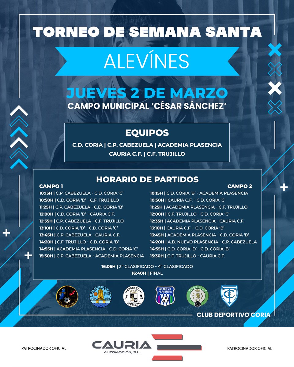 Escuela de Fútbol Base CD Coria tweet media