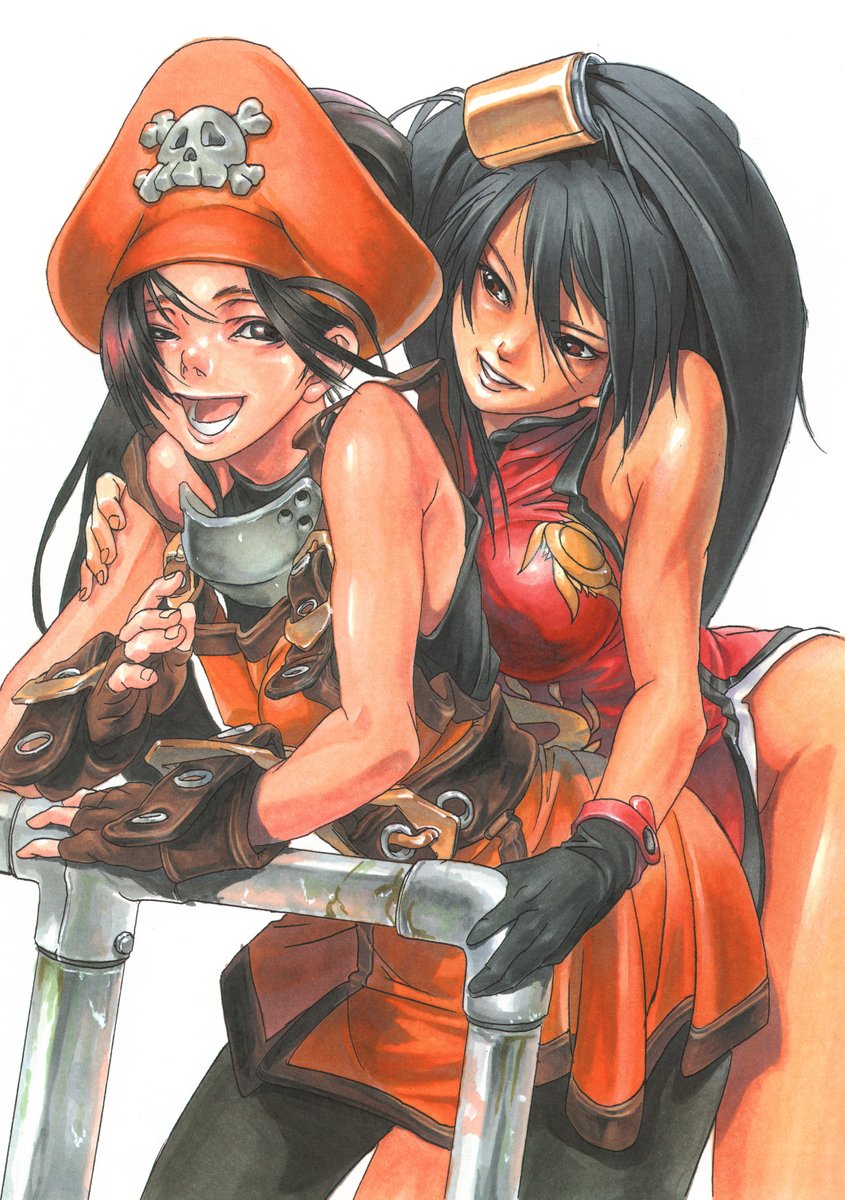 Kaizouwar1's tweet photo. May &amp; Jam Kuradoberi (Guilty Gear X Plus Illustration) - Daisuke Ishiwatari https://t.co/XNC5mdTXpw
