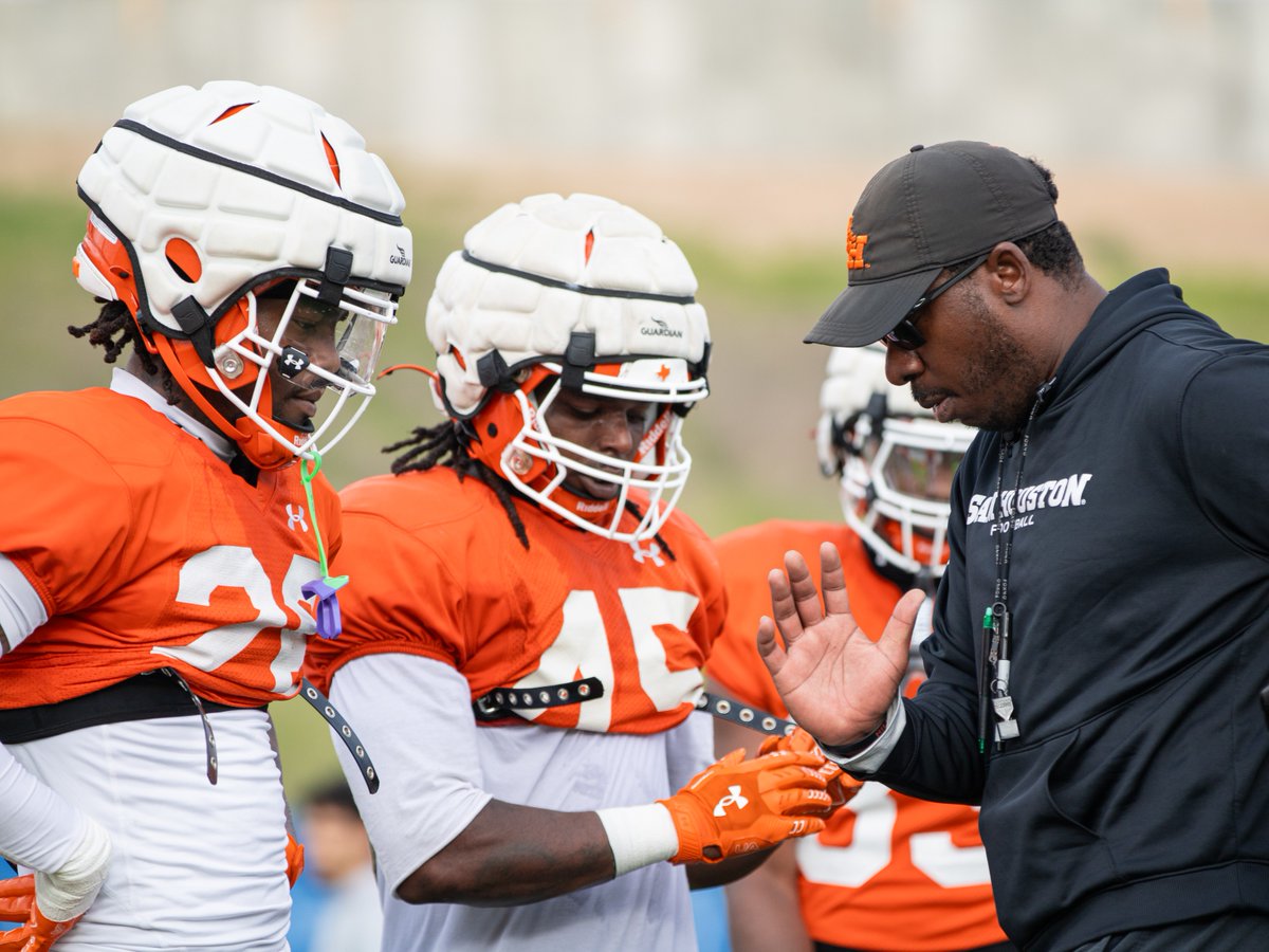 BearkatsFB's tweet photo. Day 4: Teach it. Practice it. Do it. Building brick by brick.

#EatEmUpKats https://t.co/we3s22uFfG