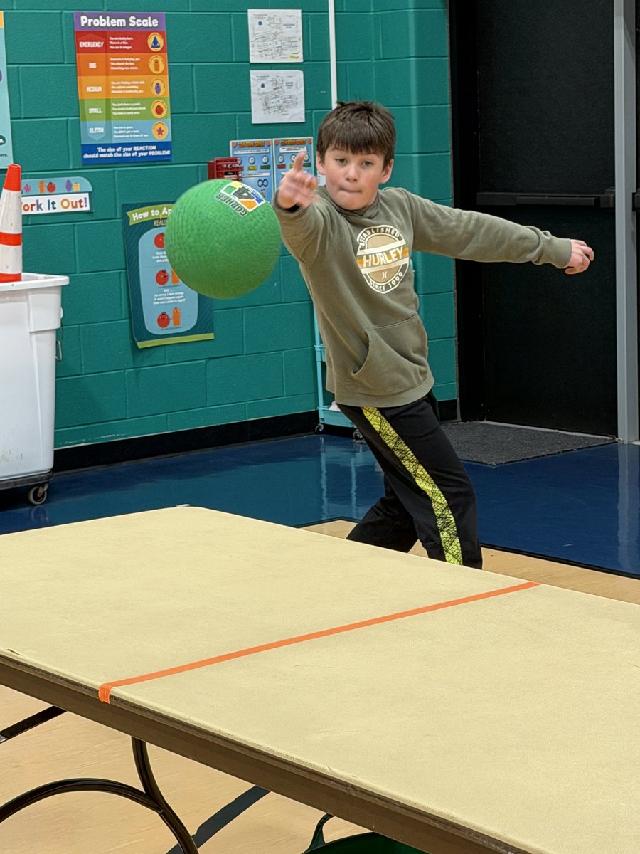 BoPhillips10's tweet image. Some of this week’s table games are Ramp Ball, Skeeball, Shuffleboard and Table ball. #physed #tablegames #D59PE @D59SaltCreek @MrsMetcalf_PE