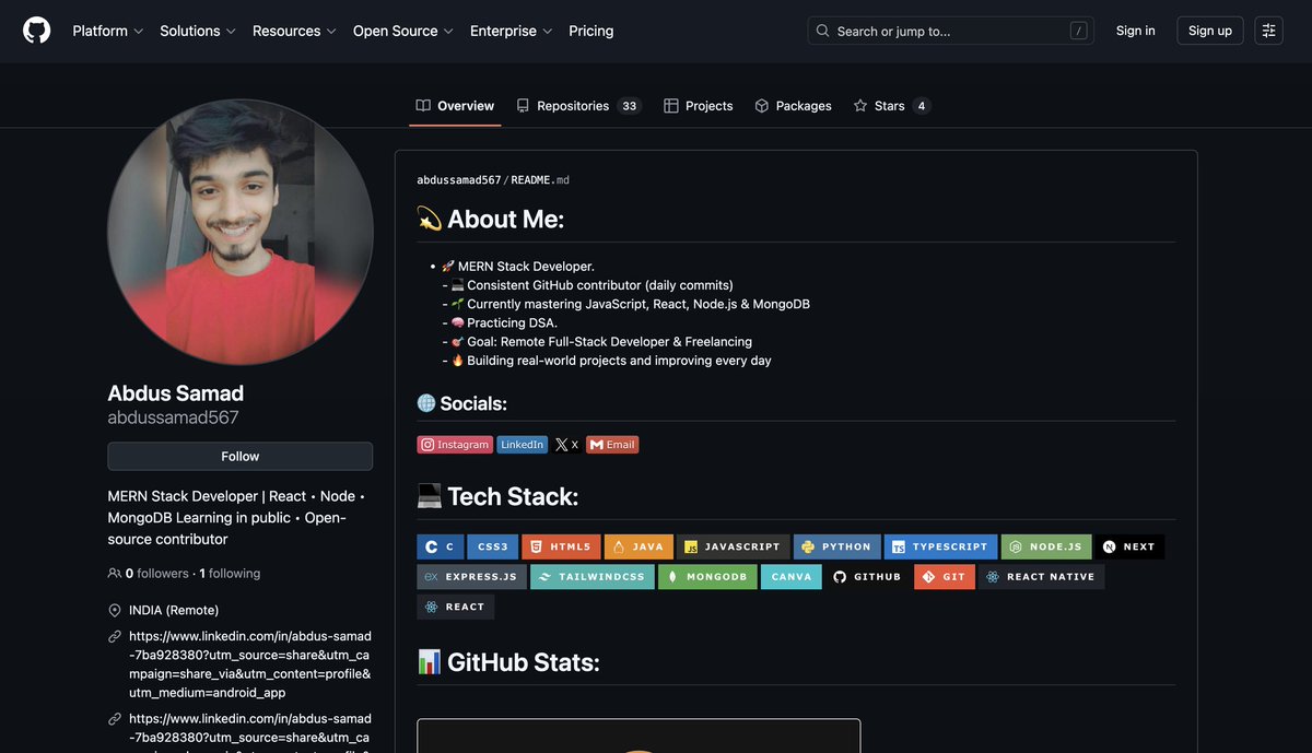 devbyabdus's tweet photo. Been quiet for a few days… hit some roadblocks, fixed them, and learned a lot.

Back on track now and getting close to finishing 🚀
Can’t wait to share it soon—hope it helps people 👋

#buildinpublic #dev #progress #MERN #REACT #WebDevelopment https://t.co/uzTVX3VIr9