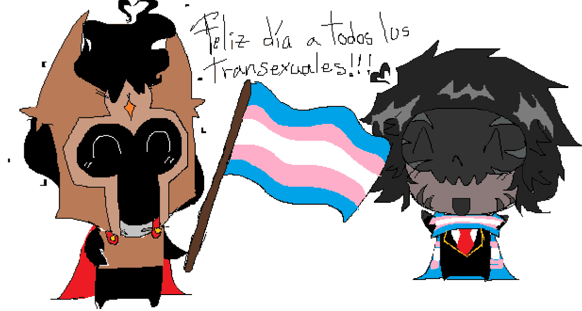 arepadox's tweet photo. feliz dia a todos mis mutis transgenero (dibujo totalmente necesario + Transrich) https://t.co/GhyFx6RyMc