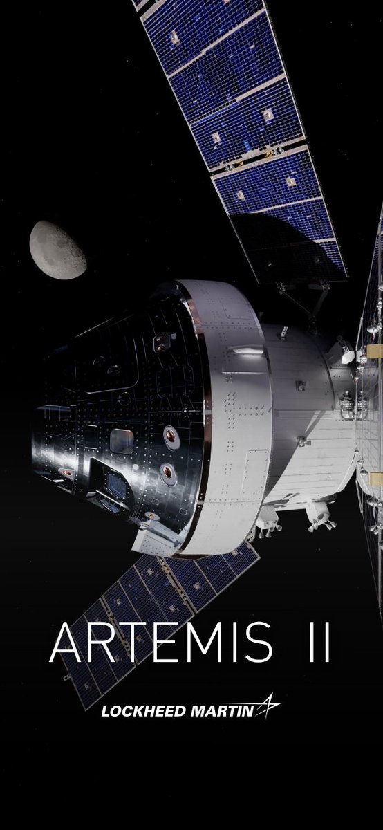 LMSpace's tweet image. Lock in your screen for launch.

Celebrate Artemis II with Orion wallpapers! Ready your phone before liftoff. Download here: lockheedmartin.com/content/dam/lo…