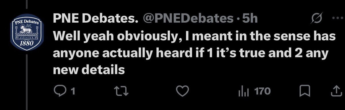 PNE Debates. tweet media