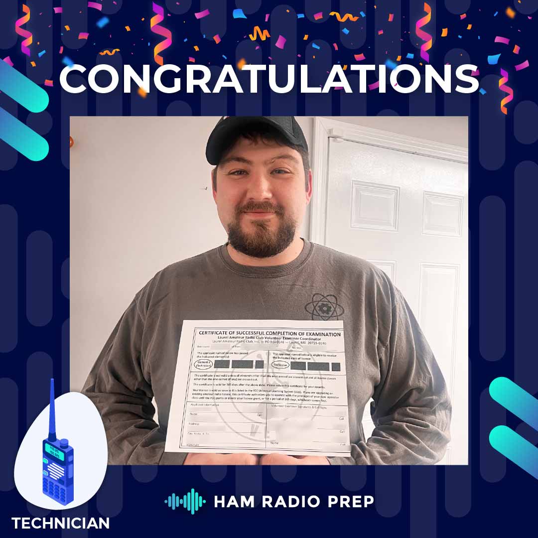 HamPrep's tweet image. 🚀 Big #Indiana shoutout to Adam Steen for earning his #FCC Technician Class #HamRadio license! 🎉📡

Adam is hitting the airwaves for #EmergencyCommunications and his passion for #STEM! 🛡️🔬 In the Hoosier State, having a backup lifeline is a vital skill for preparedness and