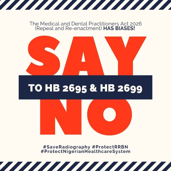 Regulatory capture and professional subordination by the MDCN is entirely unacceptable.

#SaveRadiographyProfession
#ProtectRRBN
#ProtectNigerianHealthcareSystem
#SayNoToMonopolyInHealthcareSystem