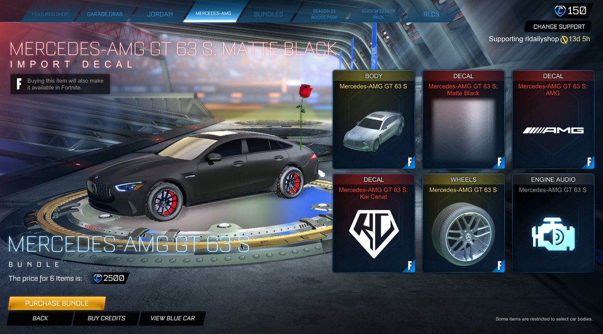 Rocket League Shop tweet media