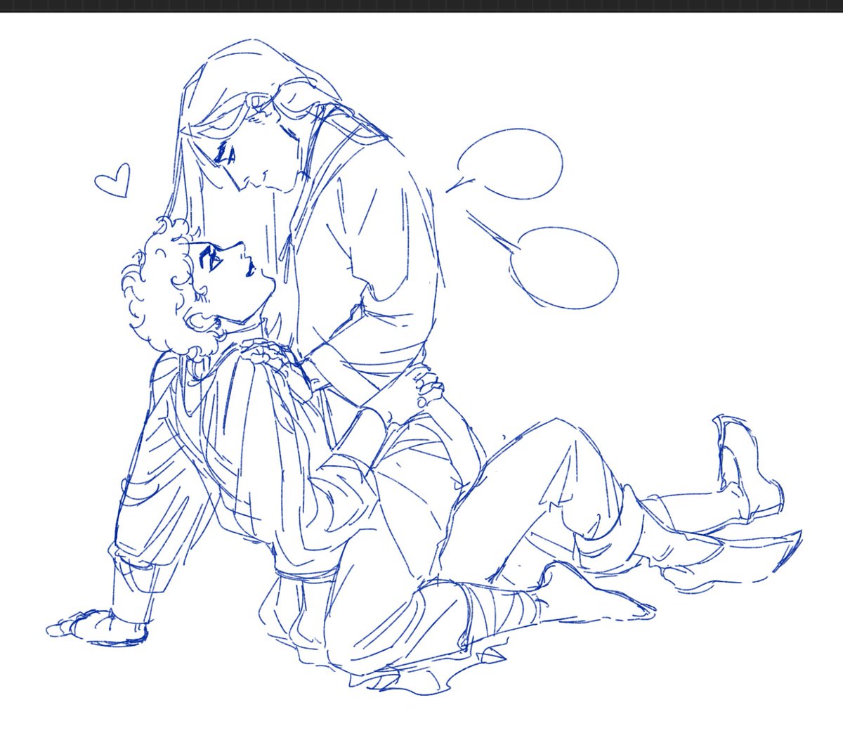 raccoon0ncaf's tweet image. How about some post-canon Kabru x Toshiro propaganda #dungeonmeshi