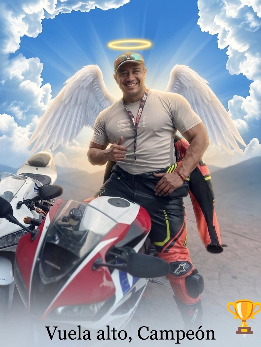 menrikeb's tweet photo. Mi estimado Alejandro Solis González. Ten un excelente #rodar a lado de nuestro creador. #Buenviaje amigo. Mi estimado Alex alias el #Mamado #motociclismo #motogp https://t.co/X9H9eqkjTH
