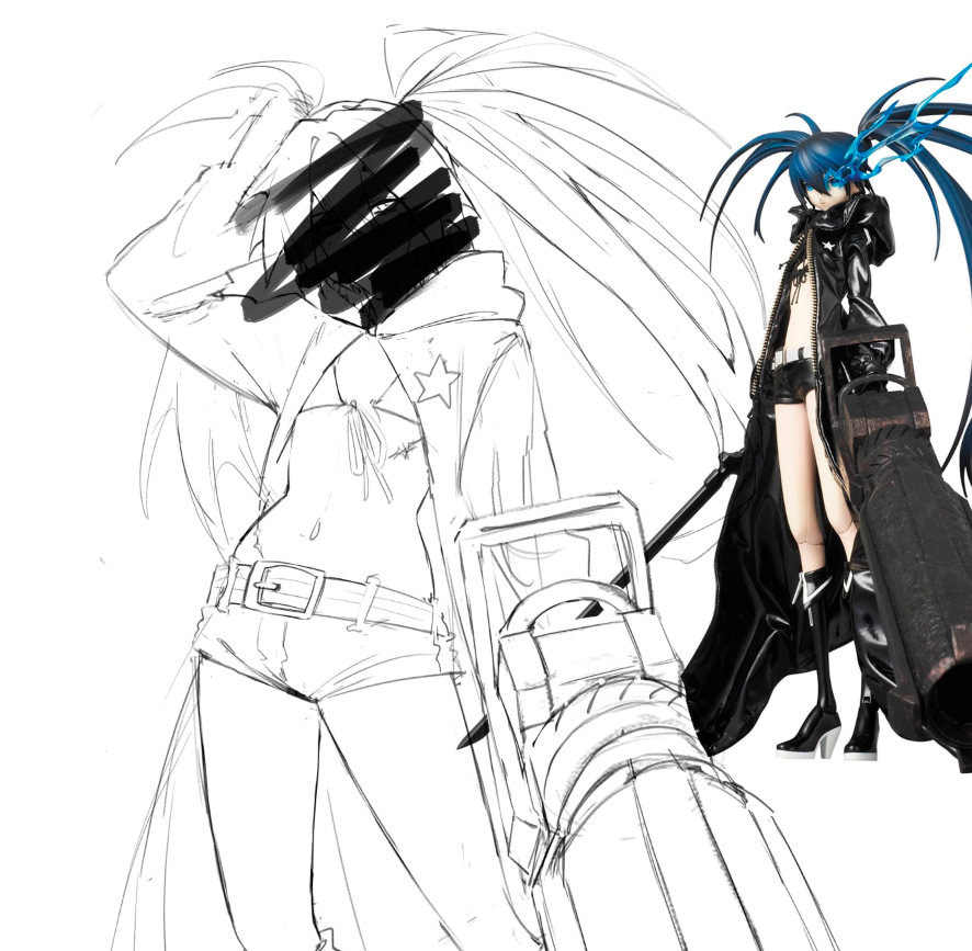 black rock shooter wip ⭐️