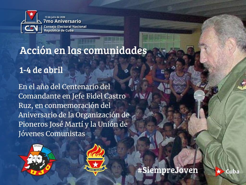 Ellos, pioneros y jóvenes, son la mejor custodia y colaboradores que los procesos electorales en #Cuba puedan tener.
A ellos todo el cariño y reconocimiento de la familia electoral de #100fuegosVibra
#JuntosPor La Democracia