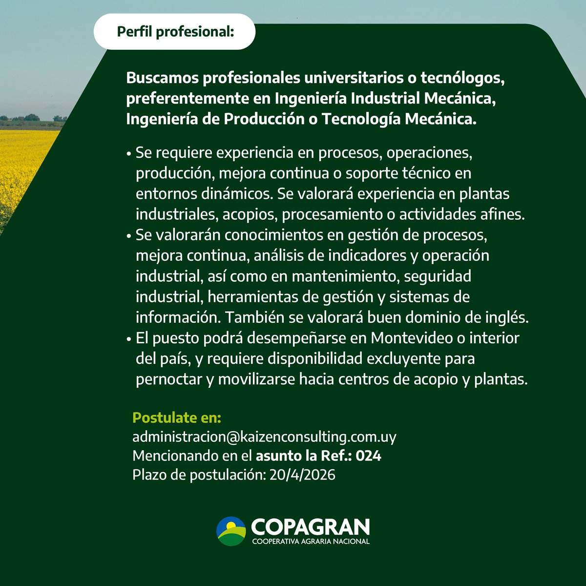 COPAGRAN tweet media