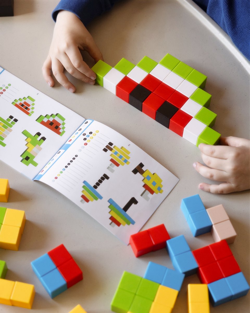 PicassoToys's tweet image. Build it snap it rebuild it. The Picasso Tiles magnetic puzzle cubes set includes 108 vibrant magnet cubes for endless 3D creations STEM learning and screen free fun. Includes a free idea book. Ages 3+

#PicassoToys #PicassoTiles #stemtoys #magneticblocks #creativeplay