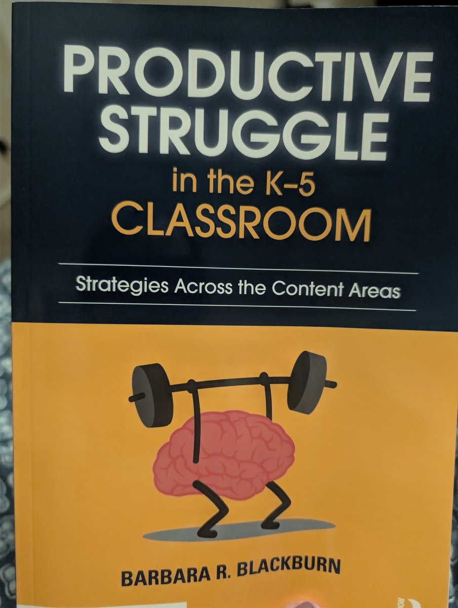KatieP1120's tweet photo. So excited to receive this book on #productivestruggle by @BarbBlackburn. Honored that a strategy I used with my students made it into this book! Highly recommend! Easy to read w/a ton of effective strategies! https://t.co/qcbptcwnjc