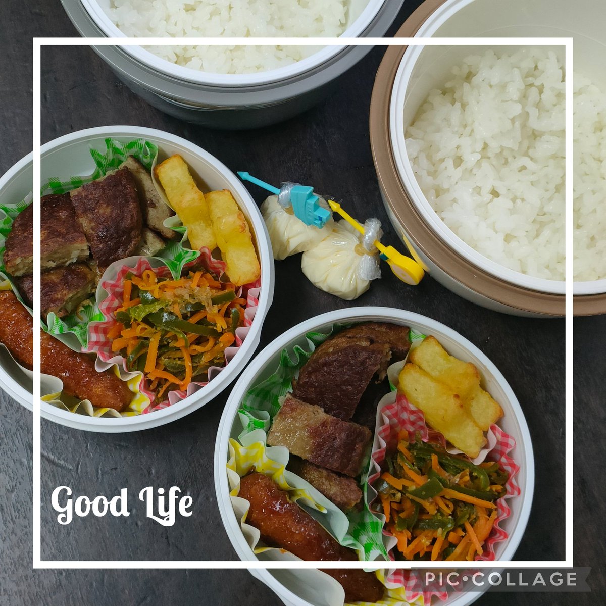 umika55's tweet photo. マルシンハンバーク弁当〜春休み4日目〜

#お昼ごはん　#昼食
#子供弁当　#お弁当
#ほかほか弁当
#マルシンハンバーク
#学童　#留守家庭
#料理好きな人と繋がりたい https://t.co/9d07bMRJqo