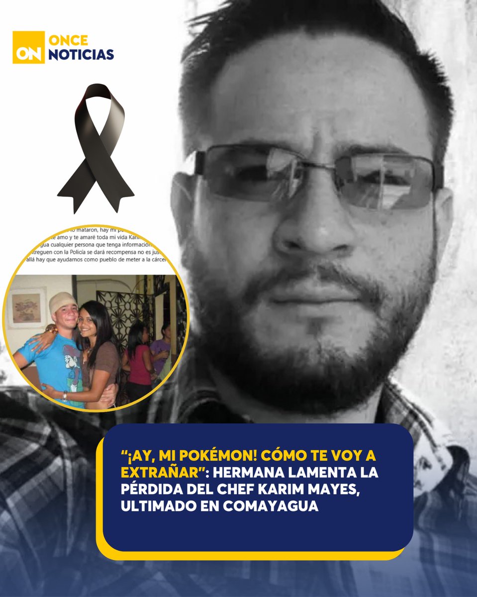 canal11hn's tweet image. 🥹🕊️ La comunidad de Comayagua llora al chef Karim Mayes, ultimado mientras realizaba su trabajo. Su hermana comparte un mensaje lleno de dolor y amor, mientras la Policía avanza en la investigación 💔👨🏻‍🍳.

Los detalles aquí 👉🏻: oncenoticias.hn/nacionales/che…

#Chef #Ultimado #Comayagua