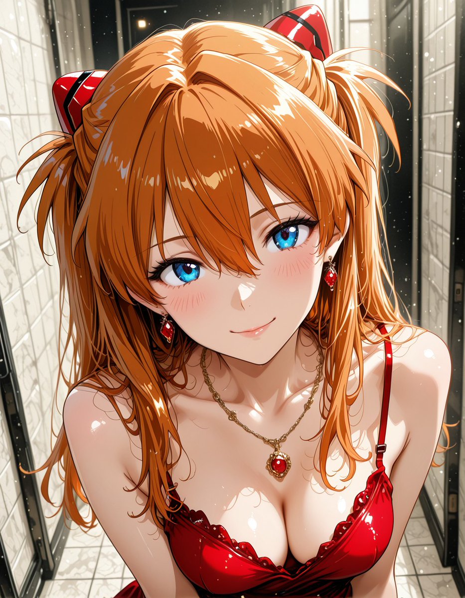 gsufb80699's tweet photo. #AsukaLangleySoryu #惣流・アスカ・ラングレー #NeonGenesisEvangelion #新世紀エヴァンゲリオン #RedDress #SatinDress #Jewelry #RubyNecklace #GlisteningSkin #IndoorLight #Cleavage #LookingAtViewer #AnimeArt #AIArt #AIイラスト好きさんとつながりたい
SFW illustration. https://t.co/qvu5CrQzzd