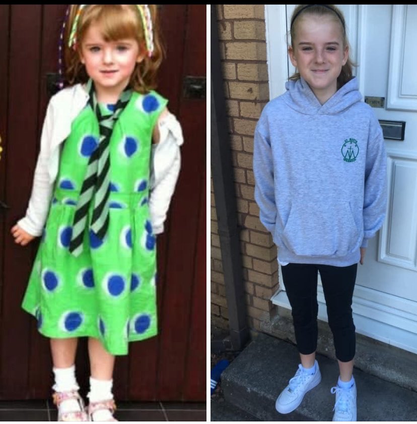 LynnObrien76's tweet photo. Fab memories 💚
My Ghirls last day at nursery and P7 and first day at St Mary’s and Notre Dame 💚
Good luck in your last day in S6 enjoy all your celebrations and enjoy your next chapter in life 💚
#erinlucky7 https://t.co/QUv8OJD1Jl