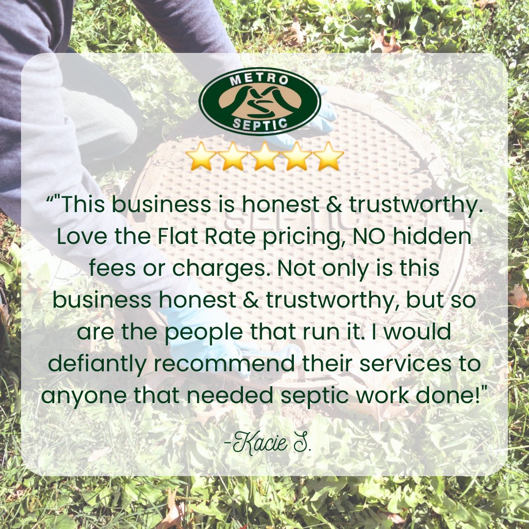 MetroSepticLLC's tweet image. Thank you for the great review Kacie! We appreciate your feedback and your business! 

#testimonialtuesday