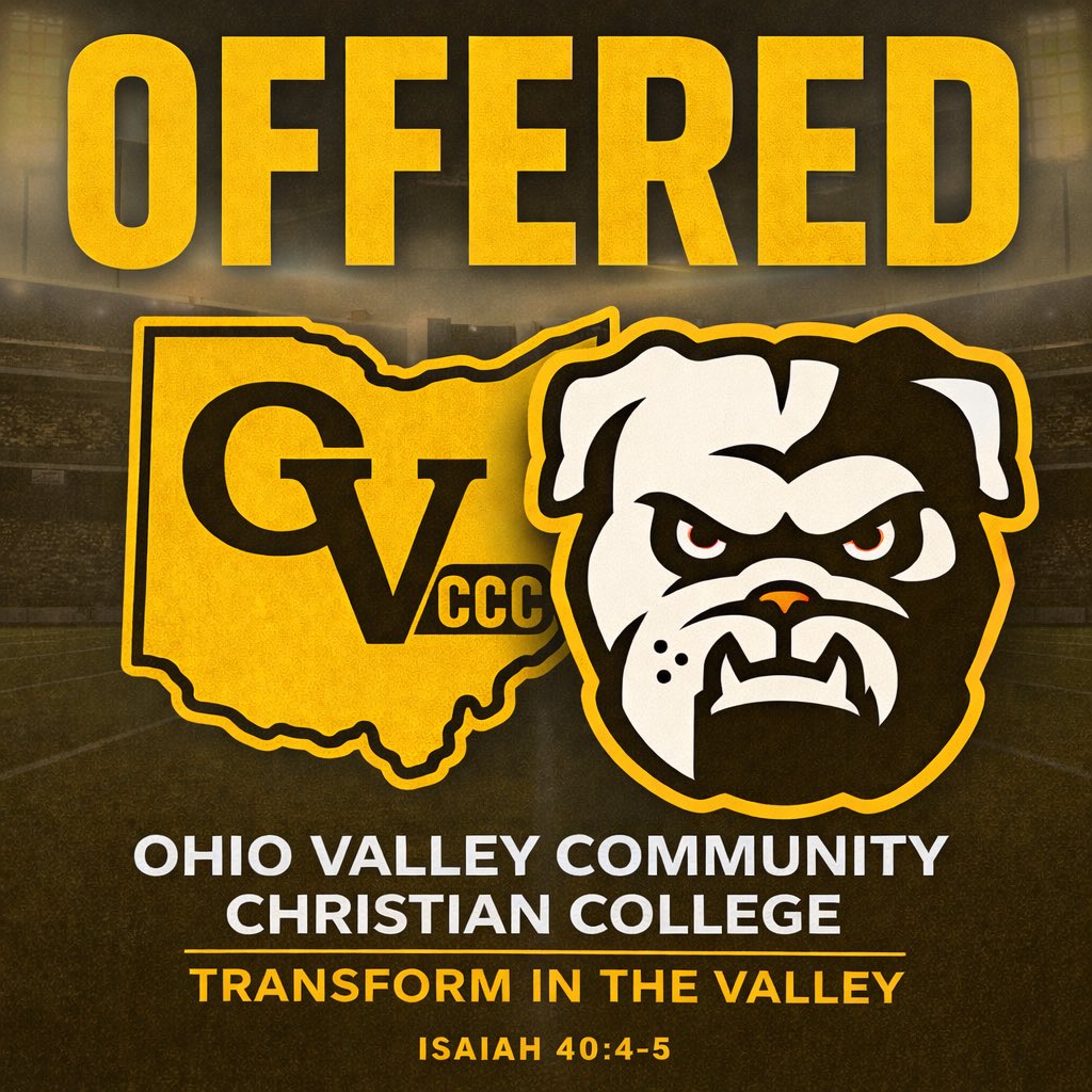 NWiilliiams's tweet photo. Extremely Blessed to receive my first offer from OVCCC @OVcCcBulldogs  @CoachhJordan Agtg Go Dawg!! https://t.co/KXVeE6mvCb