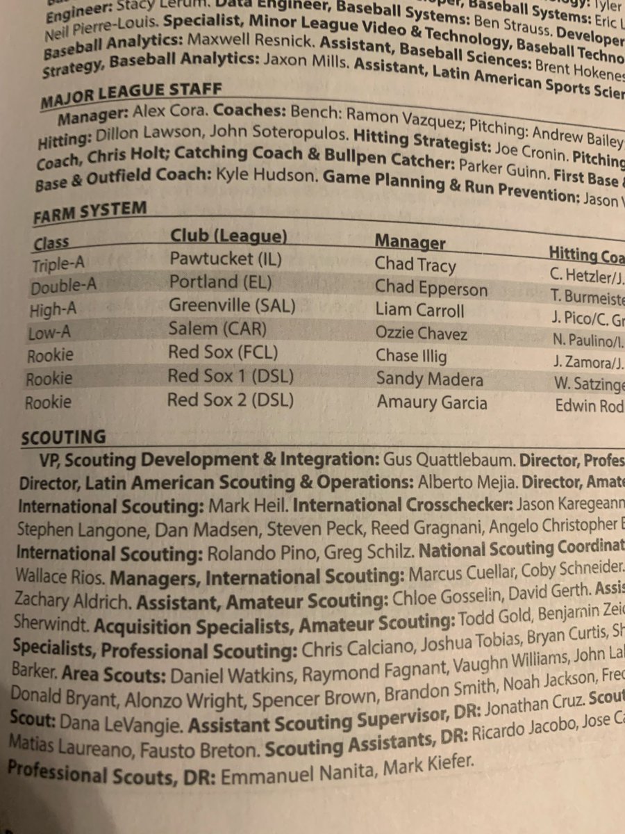 Kbick45's tweet photo. @BaseballAmerica  why are you bringing me back to 2020 as I look through this year’s Directory???!!! Oh how I miss the PawSox 😫😫 https://t.co/LTJD8DG67l