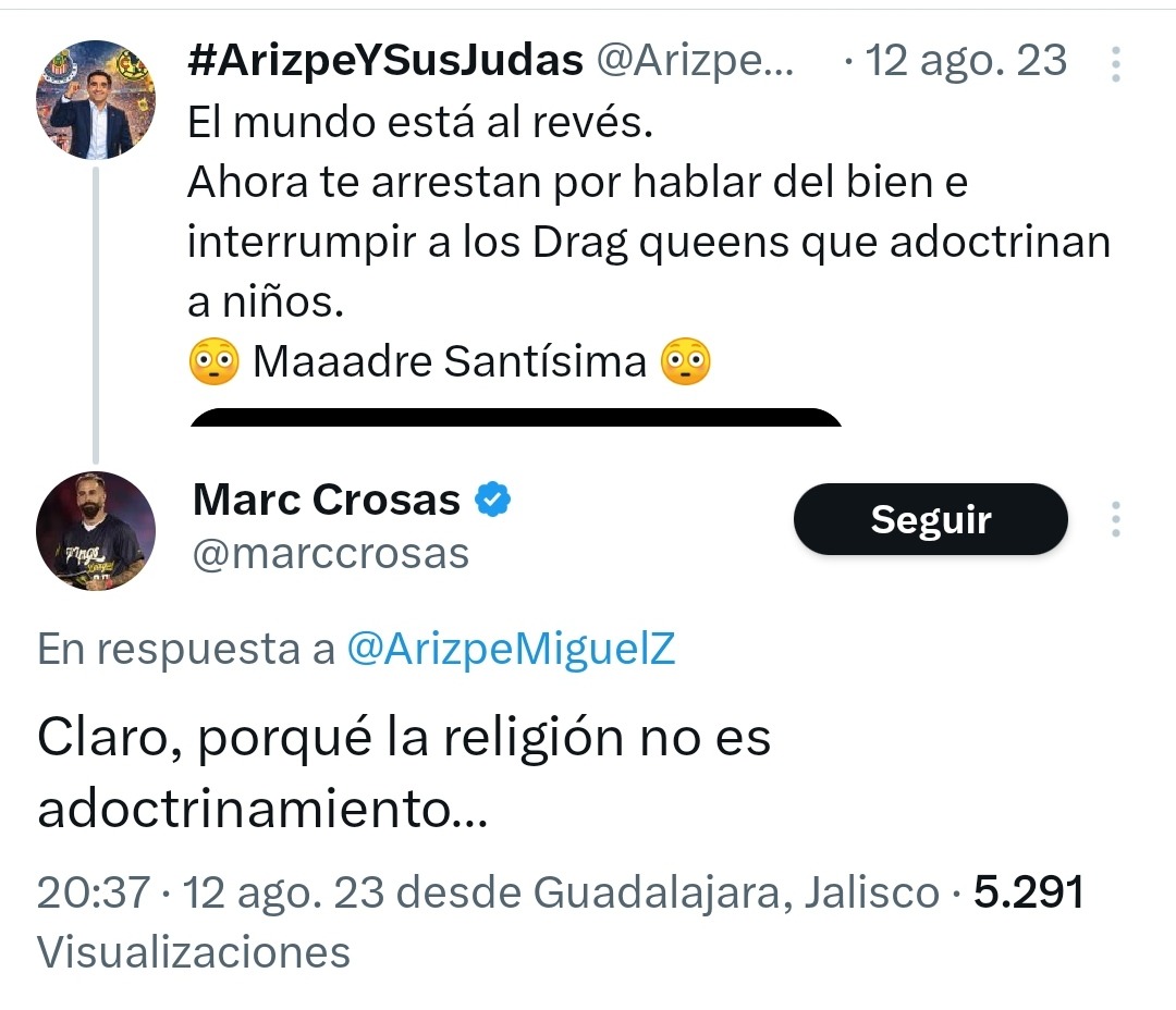 <a href="/marccrosas/">Marc Crosas</a> ¿Ahora sí respetas las creencias religiosas?

Qué curioso... 🙂‍↔️