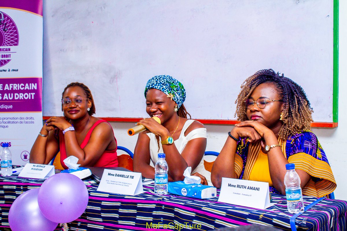 obsafricad's tweet photo. TABLE RONDE « JURIS'ELLE »

CONNAÎTRE ET COMPRENDRE LES DROITS DES FEMMES POUR MIEUX LES PROTÉGER

Ce 28 mars 2026 a eu lieu notre table ronde « Juris'Elle » sur le thème central : « L'accès au droit et les droits des femmes : du principe à l'effectivité ».

#JurisElle https://t.co/PsCnSXjEBH