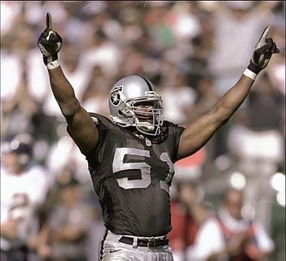 Lance Johnstone. A second round pick who had 31 sacks in 6 seasons for the Raiders. #RaiderNation