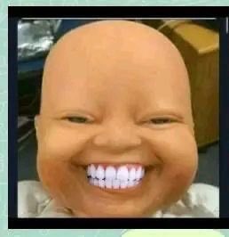 THIS BABY GOT TEETH tweet media