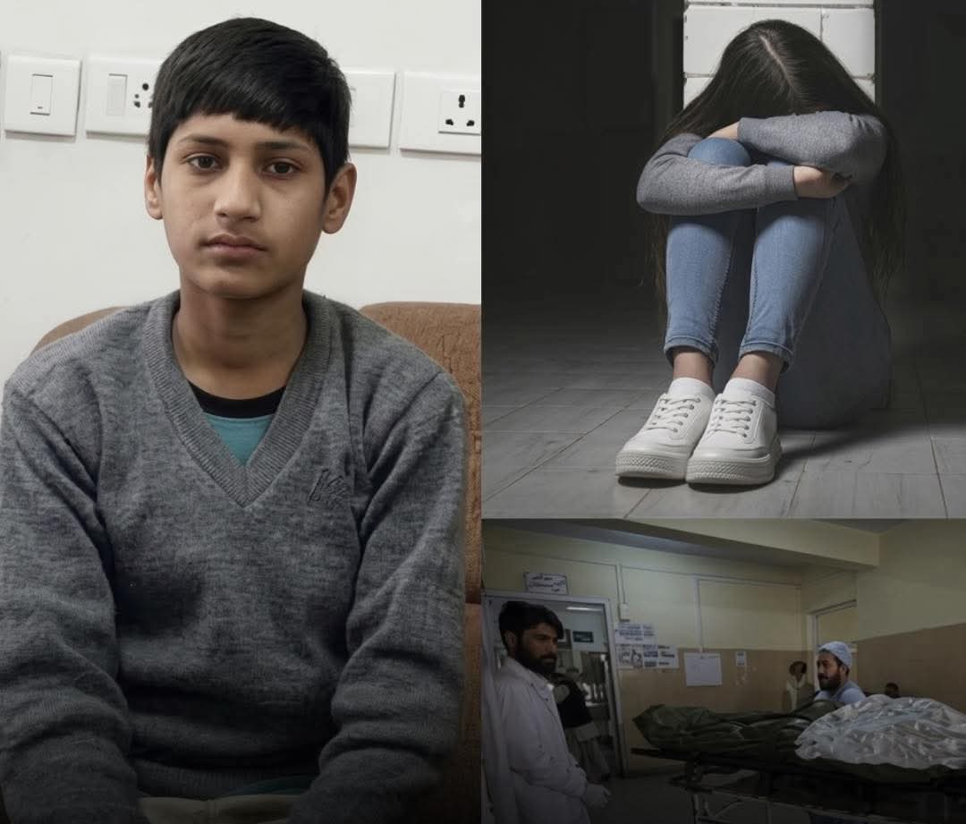 Haji_Nayab_786's tweet image. 16 साल के लड़के ने 28 साल के सरपंच के बेटे पर लगातार सात गोलियां चलाई, जिसने उसकी बहन का बलात्कार किया था। क्या इसने गलत किया?

A 16-year-old boy fired seven consecutive shots at the 28-year-old sarpanch's son, who had raped his sister. Was he wrong?

#rapecase #murder