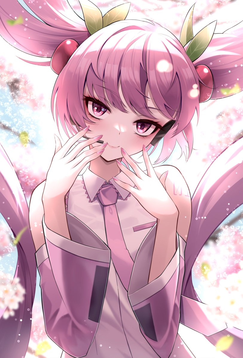 最近やっとあったかくなってきたので再び！
桜ミクさん！🌸