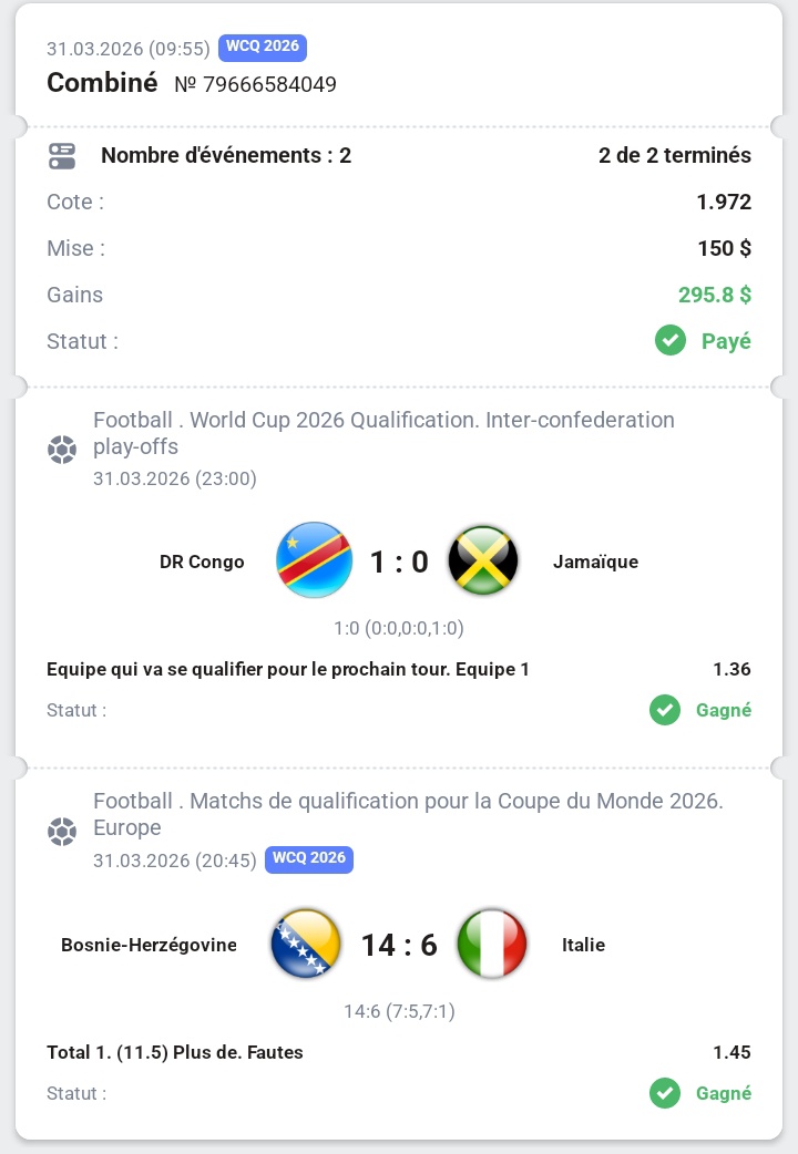 TsBanner's tweet photo. ✅✅✅✅✅✅✅✅✅✅✅✅✅✅✅

#PariSportif #1XBET #TeamParieur #BettingTips #Tipster https://t.co/ZbmLl1RFmz