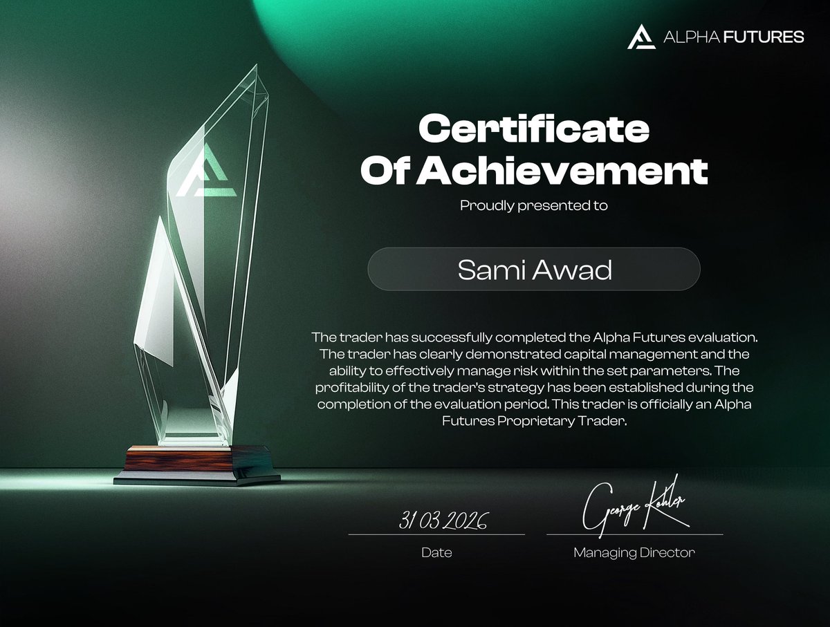 wickysamz's tweet photo. Secured some new funding to the portfolio. 

First time trading futures too, finally made the switch from CFD’s.

The futures trading environment just makes more sense right now, especially when going down the proprietary route.

Let’s see how it goes. 🙏

@Alpha_Futures_ https://t.co/8ZrjBK7dCg