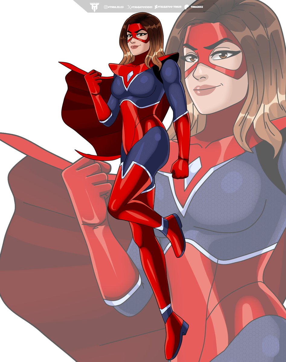 SentinelCorps45's tweet image. Had a fun little fan art idea of a fusion between my character, Crimson Glory and Blonde Blazer from the Dispatch game. Drawn by @Talgatov2001  Calling her Crimson Blazer
#superhero #oc #sentinelcorps #dispatch #indiecomics #comicbook #comic #superheroine