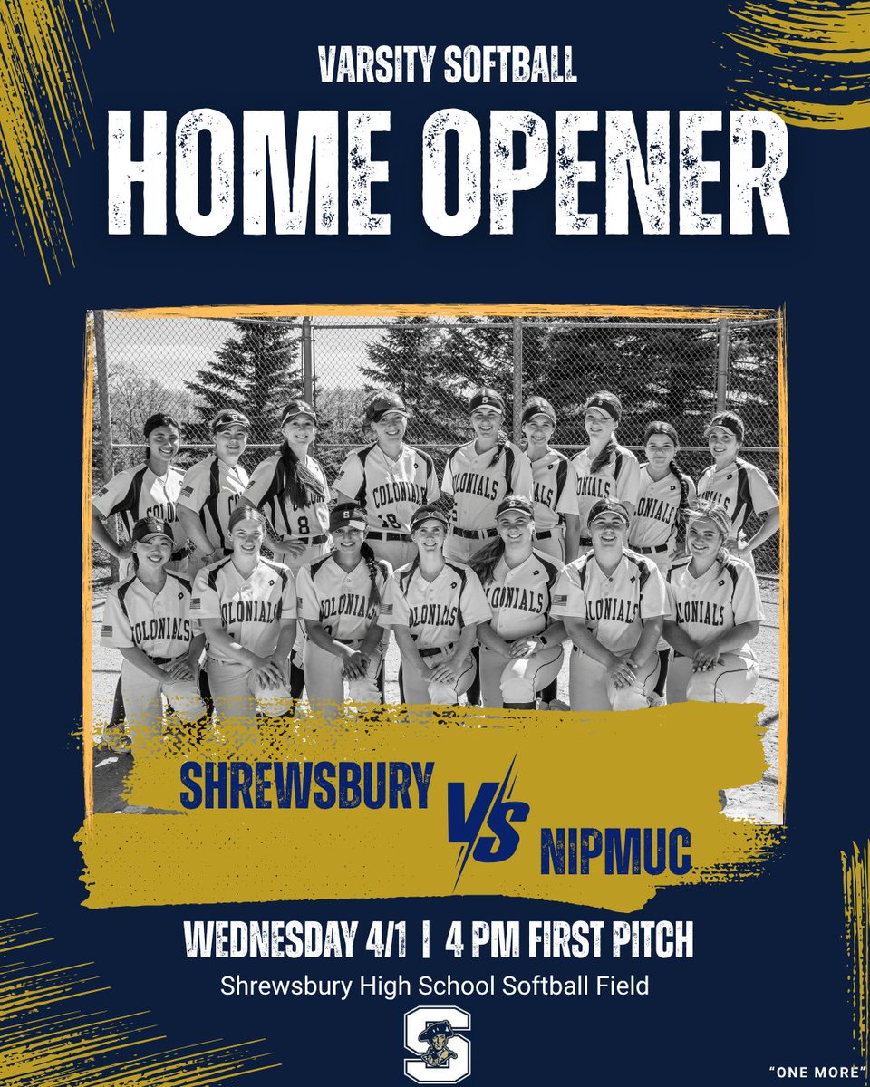 Shrewsbury Colonials Softball tweet media