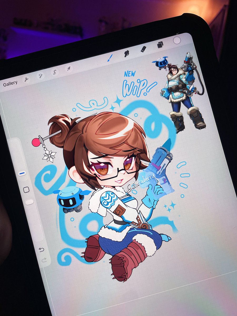 sheraberries's tweet photo. #overwatchart Mei 🩵❄️ https://t.co/MT9Uk40kHO