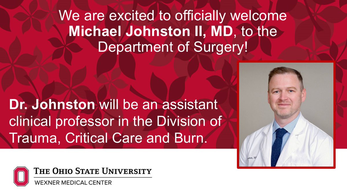 Ohio State Wexner Medical Center Surgery Dept. tweet media