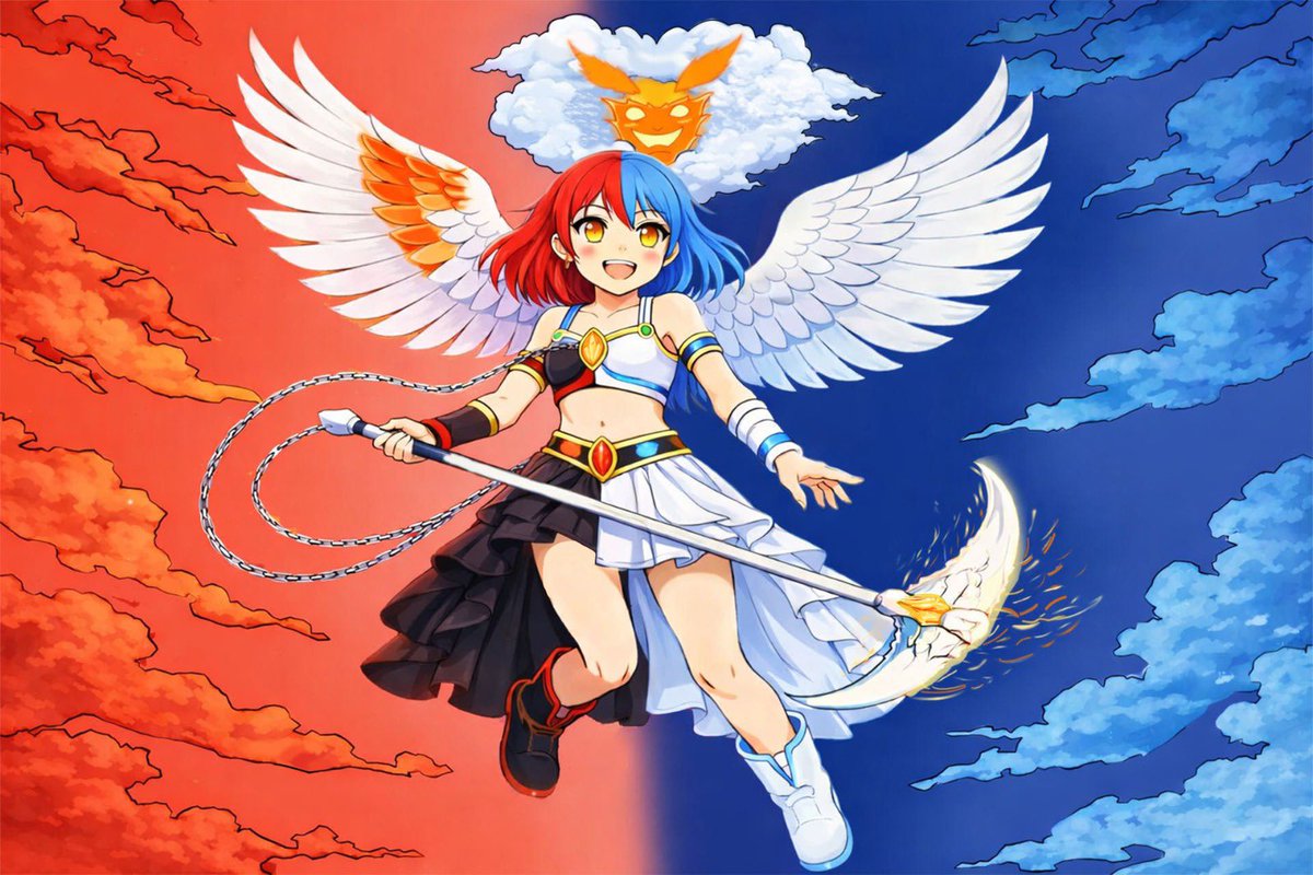 DorleenJay's tweet photo. The sky may break, storms may twist—but Nullya holds the will of fire, unstoppable, unstable, unstoppable 🔥💎⛓️

Drew this commissioned piece for a friend<3

#artcommsopen #digitalcomms #ocartcomms #commdone #versatileartist #2dartdone https://t.co/29AU5e2No7