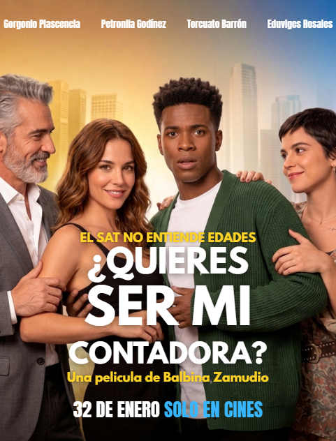 KalimaterStudio's tweet photo. ¿QUIERE SER MI CONTADORA? ya está en cartelera 💼💘
Una comedia romántica fiscal que nadie pidió, pero todos necesitan.
Él debía impuestos.
Ella también.
El destino… los facturó juntos.

Solo en Cinemas Jupiter 👻 https://t.co/gvlyLh3aHn