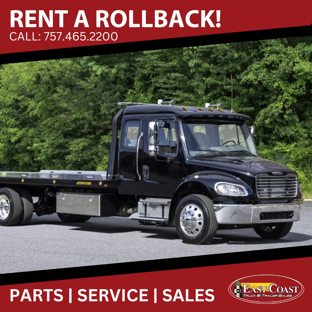 ECTTS's tweet photo. Tow trucks when you need them - its just that simple. Explore our range of rental options to keep your business running smoothly.
Learn more: https://t.co/3LHkL3QiWr
Or give us a call: 7574652200 https://t.co/gGhc7zg2o4