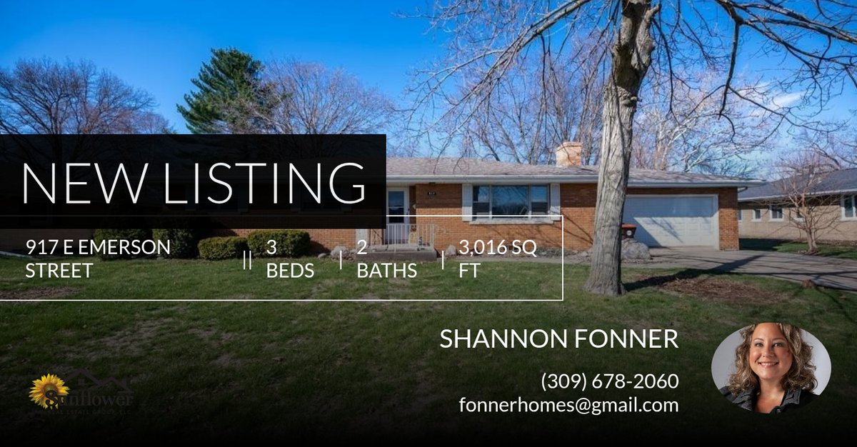 FonnerHomes's tweet photo. 📍 New Listing 📍 Take a look at this fantastic new property that just hit the market located at 917 E Emerson Street in Morton. Reach out here or at (309) 678-2060 for more information https://t.co/wF0KH65hJ6 https://t.co/GCwEf7ylTm
