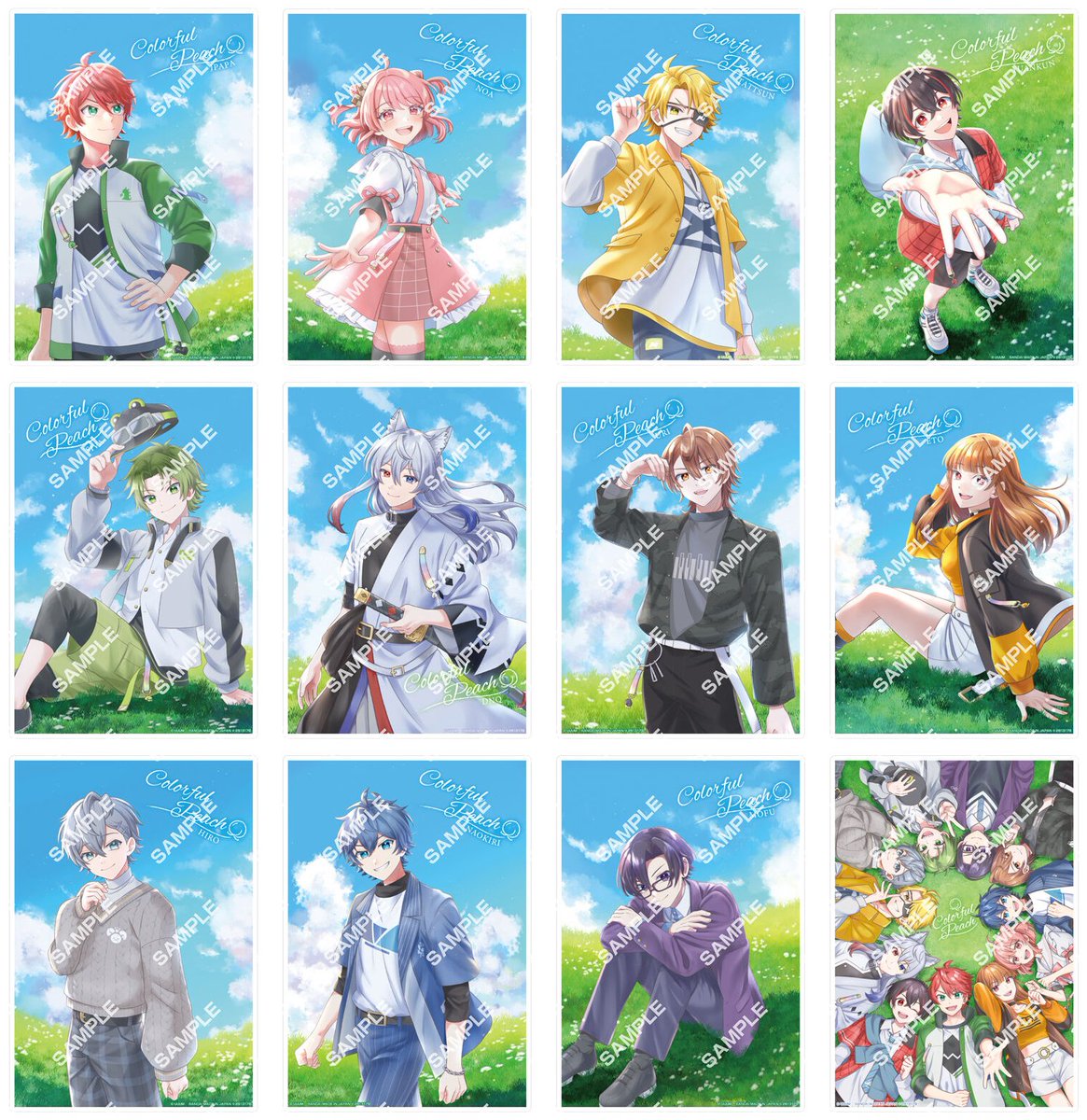 カラフルピーチ グッズ情報 tweet media