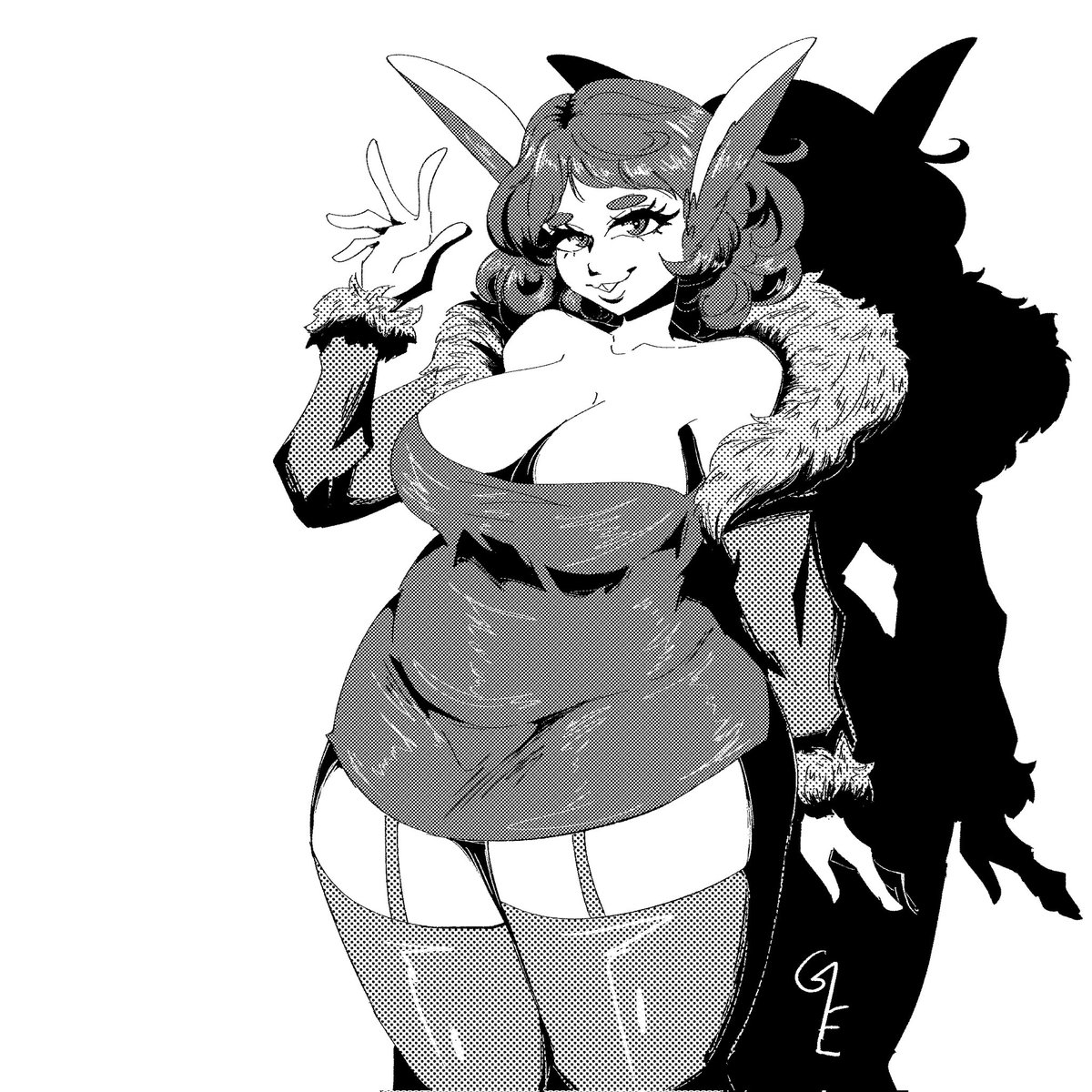 Goated_Ena's tweet photo. For THICC women lovers. One of my OCs, Minerva (Minnie) https://t.co/imeBJoGngQ